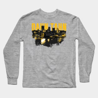 Dahn Tahn Pittsburgh Skyline Long Sleeve T-Shirt